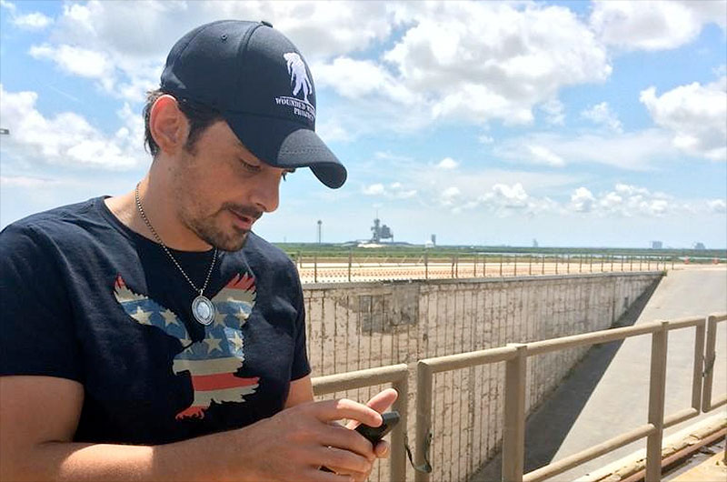 Brad Paisley Launches Song About 'Flag on the Moon' From Historic NASA Pad